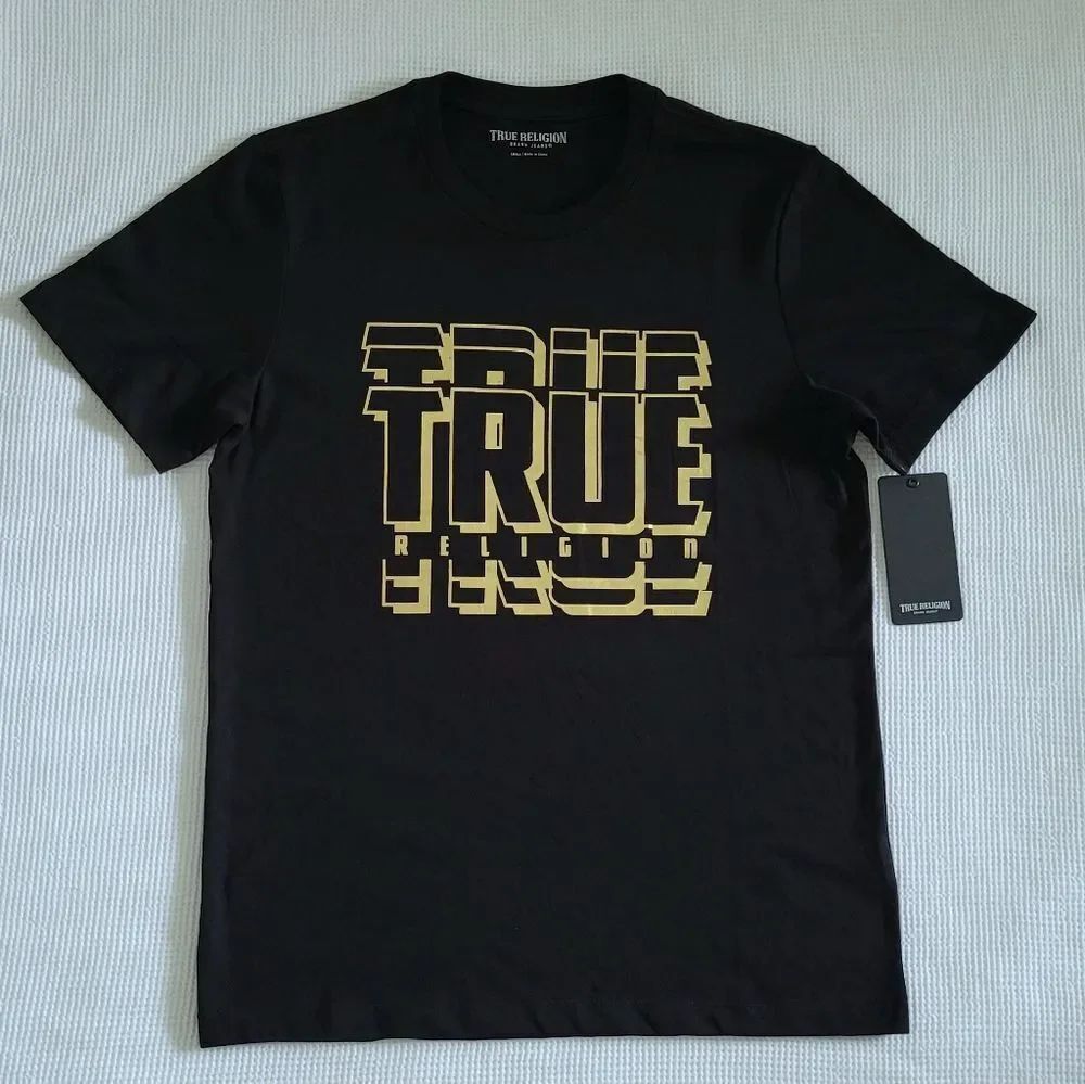 True Religion🙏 Black🖤 Graphic Logo Tee👕 - NWT